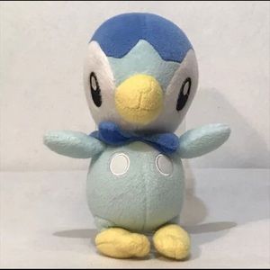 Pokemon TOMY Piplup 6.5" Tall Plush Stuffed Animal
